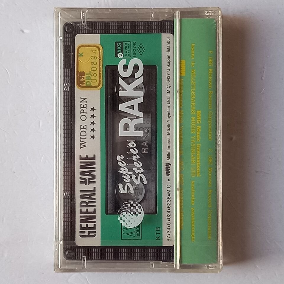 GENERAL KANE - WIDE OPEN (1987) - KASET AMBALAJINDA SIFIR