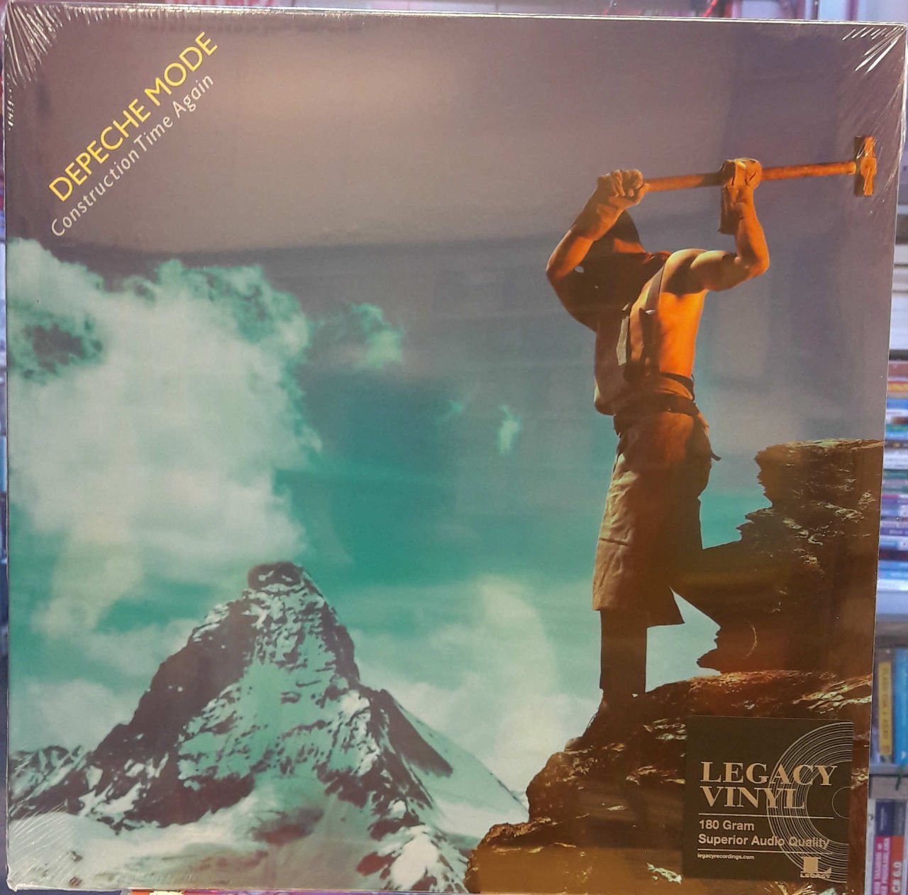 DEPECHE MODE - CONSTRUCTION TIME AGAIN (1983) - LP JELATİNİ AÇILMIŞ 180GR 2016 EDITION GATEFOLD SIFIR PLAK