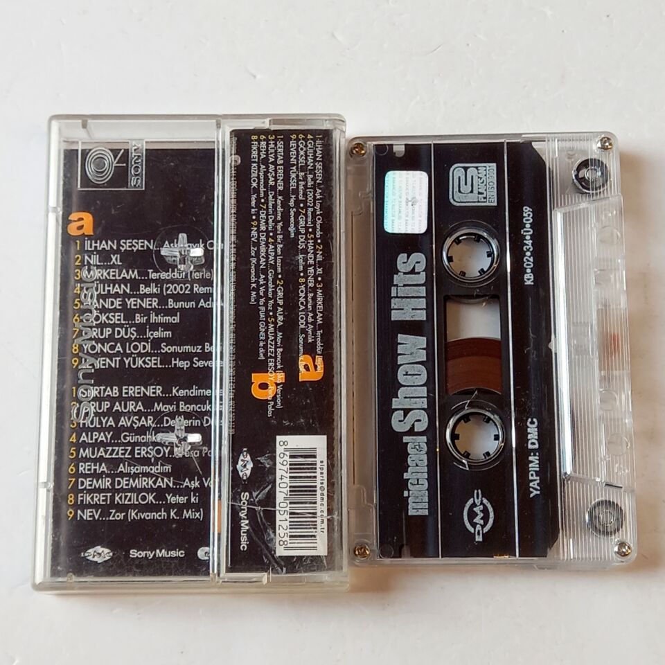 MICHAEL SHOW HITS -  İLHAN ŞEŞEN, MİRKELAM, NİL KARAİBRAHİMGİL (2002) - KASET 2.EL