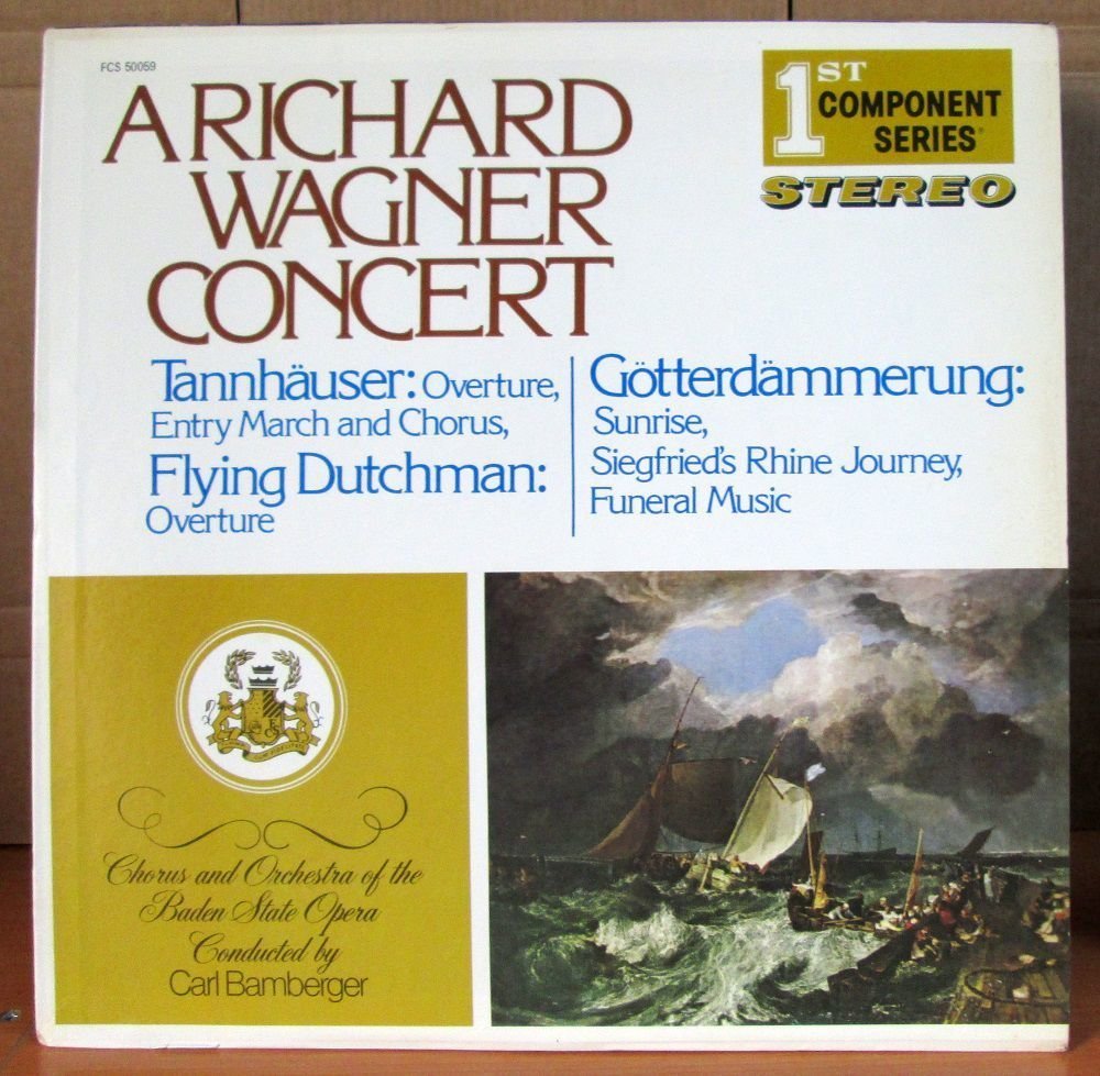 WAGNER TANNHAUSER FLYING DUTCHMAN LP 2.EL