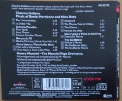 HENRY MANCINI / MANCINI POP ORCHESTRA - CINEMA ITALIANO : MUSIC OF ENNIO MORRICONE & NINO ROTA (1991) - CD 2.EL
