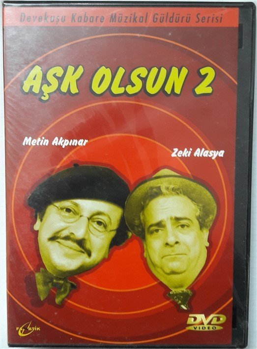 AŞK OLSUN 2 DEVEKUŞU KABARE - ZEKİ ALASYA - METİN AKPINAR - DVD SIFIR