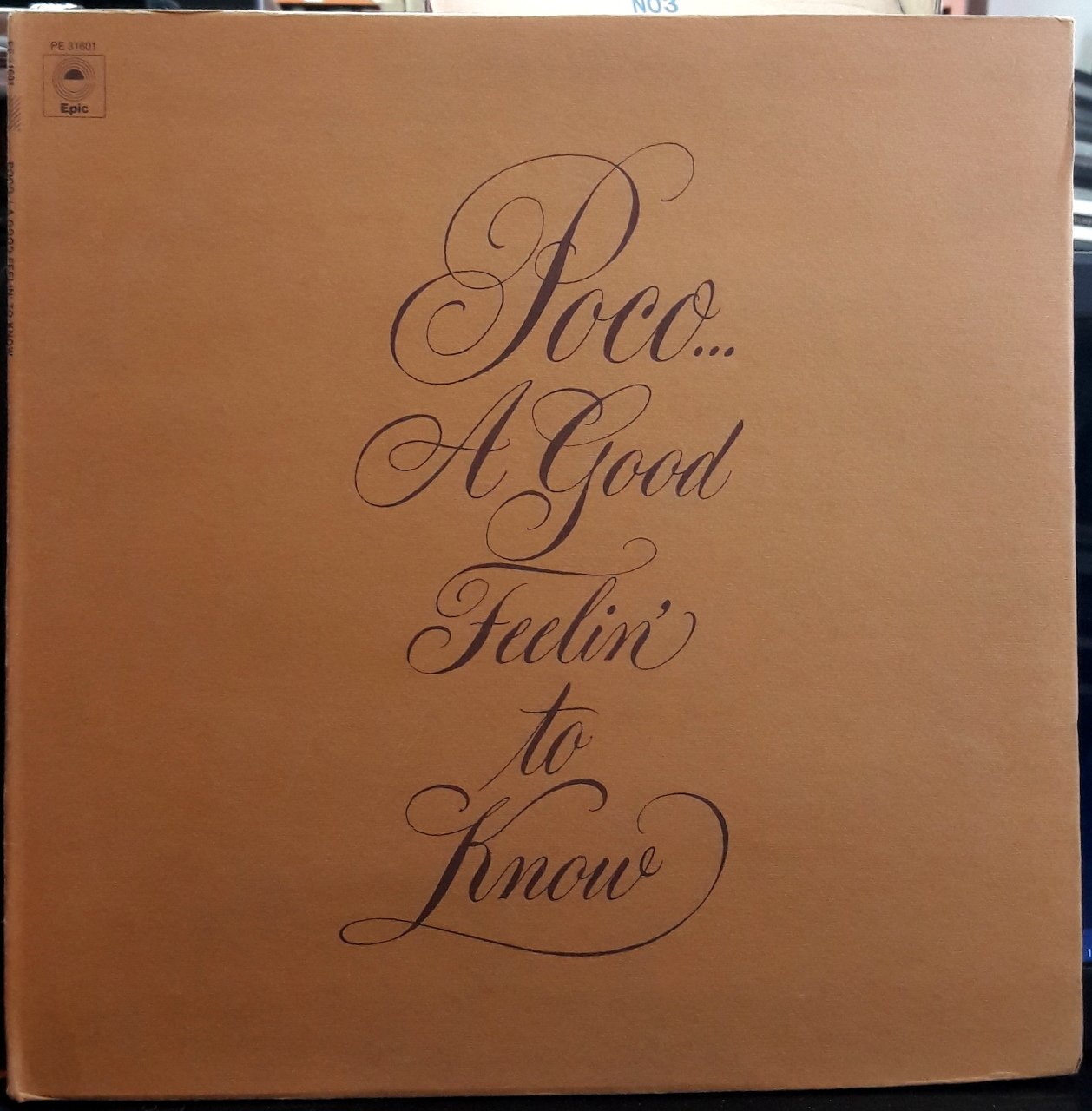 POCO - A GOOD FEELIN' TO KNOW (1972) - PLAK 2.EL