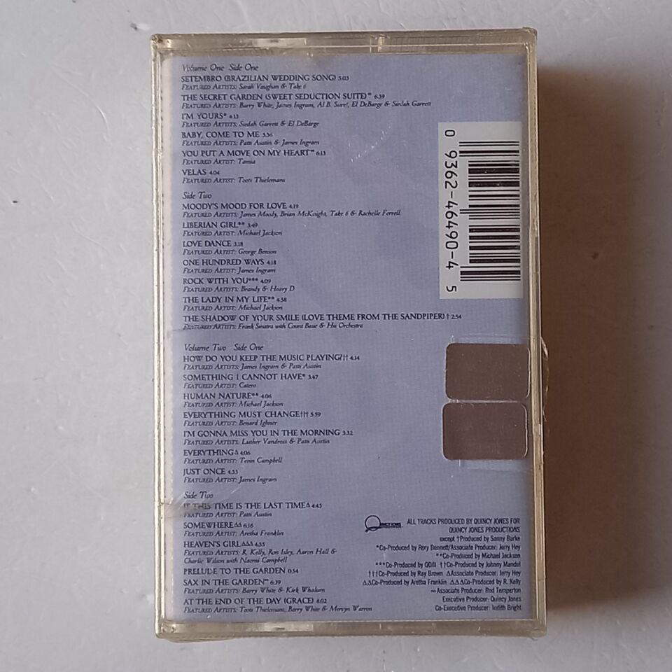 QUINCY JONES - FROM Q WITH LOVE VOLUME 1 / VOLUME 2 - 2 KASET AMBALAJINDA SIFIR