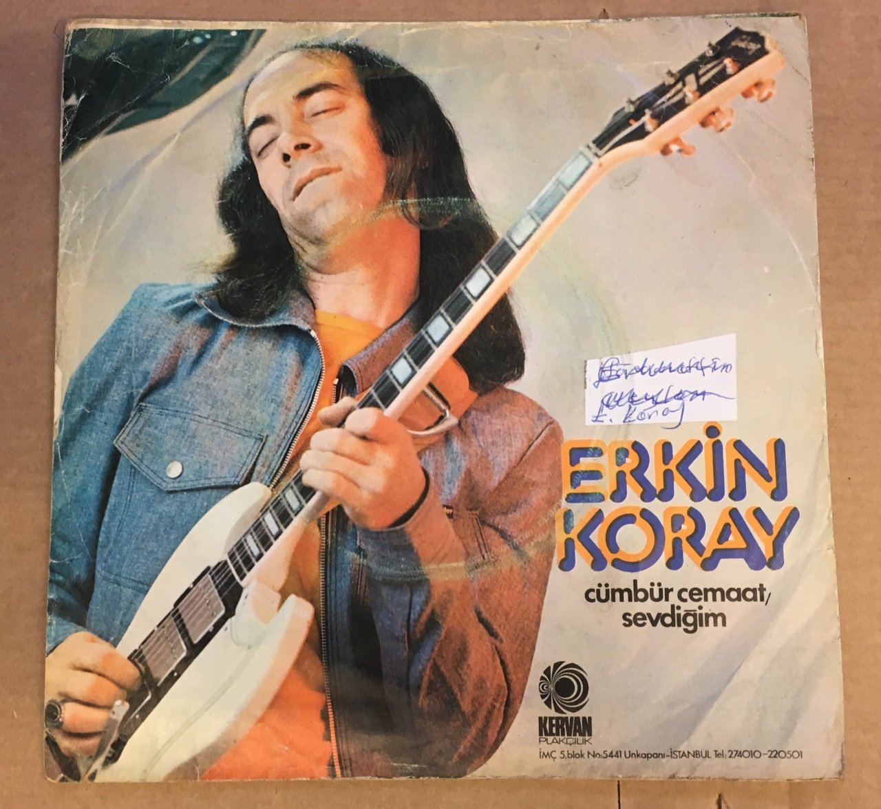ERKİN KORAY CÜMBÜR CEMAAT 45LİK KAPAĞI DİKKAT SADECE KAPAKTIR