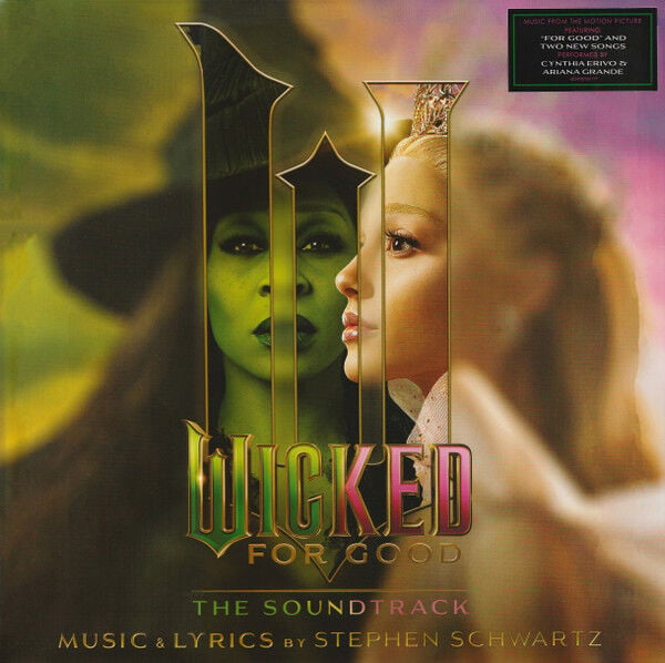 WICKED : FOR GOOD - SOUNDTRACK / MUSIC BY STEPHEN SCHWARTZ (2025) feat CYNTHIA ERIVO & ARIANA GRANDE - 2xLP SIFIR PLAK