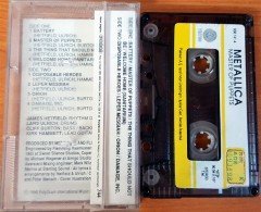 METALLICA - MASTER OF PUPPETS (1990) PLAKSAN CASSETTE MADE IN TURKEY ''USED'' PAPER LABEL