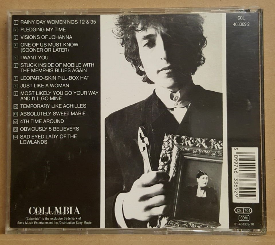 BOB DYLAN - BLONDE ON BLONDE (1966) - CD 1992 REISSUE MADE IN EU 2.EL