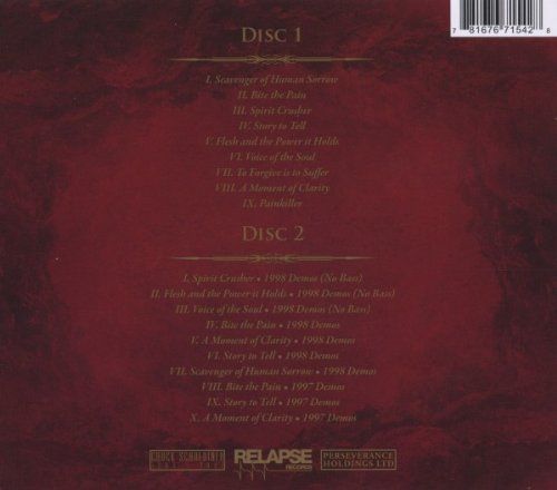 DEATH - THE SOUND OF PERSEVERANCE (1998) - 2CD REMASTERED REISSUE JEWEL CASE AMBALAJINDA SIFIR