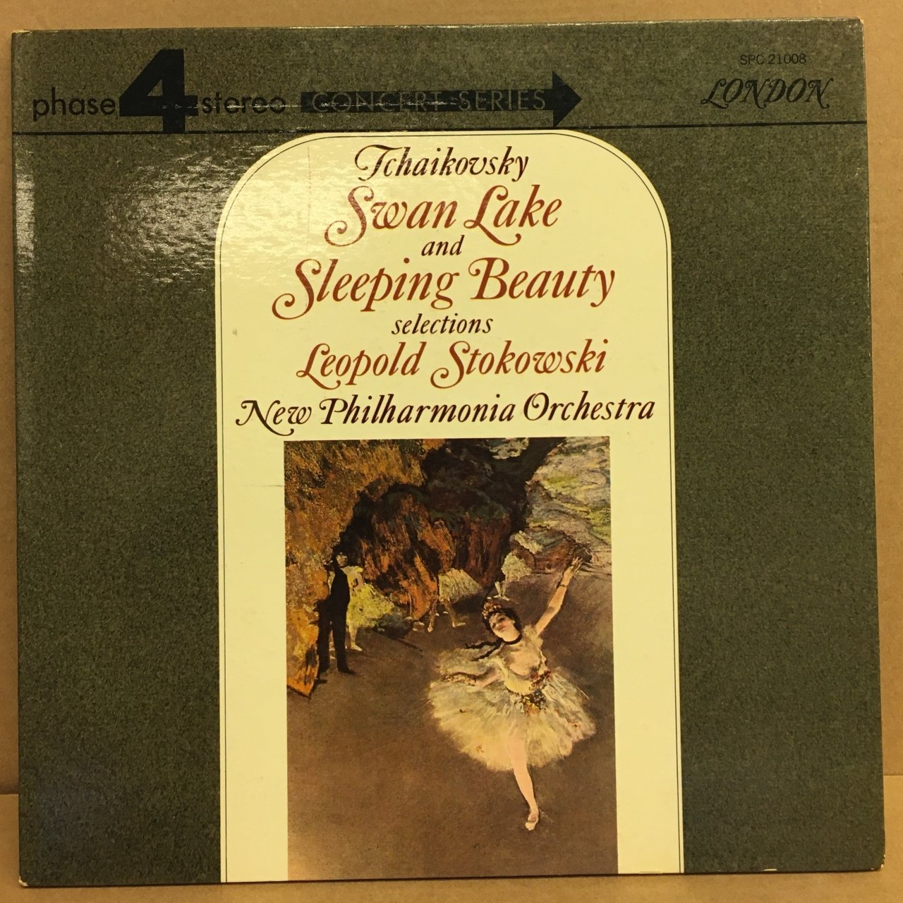 TCHAIKOVSKY - SWAN LAKE AND SLEEPING BEAUTY SELECTIONS / STAKOWSKI (1965) - LP PHASE 4 STEREO GATEFOLD 2.EL