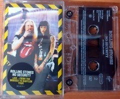 ROLLING STONES - NO SECURITY CASSETTE MADE IN EU ''USED''