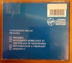 TANGERINE DREAM PHAEDRA (1974) CD 1985 UK BASKI 2.EL