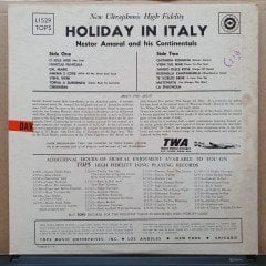 NESTOR AMARAL AND HIS CONTINENTALS - HOLIDAY IN ITALY (1957) - LP 2.EL PLAK