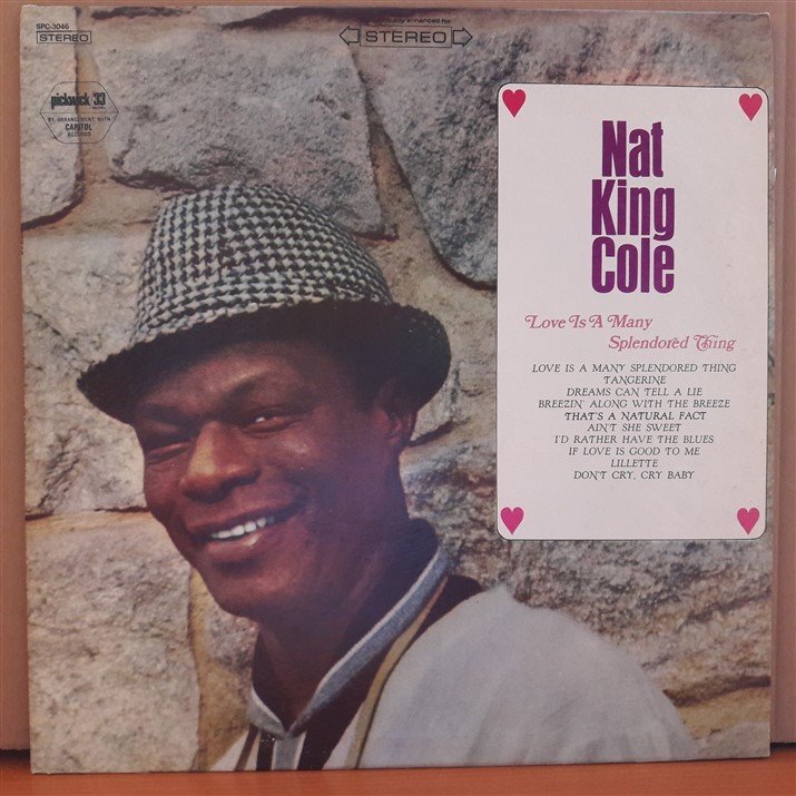 NAT KING COLE - LOVE IS A MANY SPLENDORED THING - PLAK 2.EL