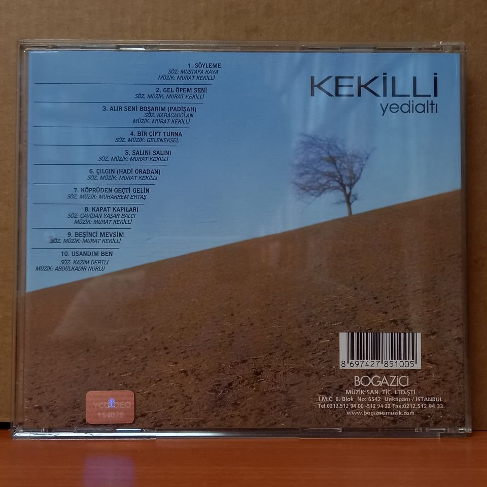 MURAT KEKİLLİ - YEDİALTI (2002) - CD 2.EL