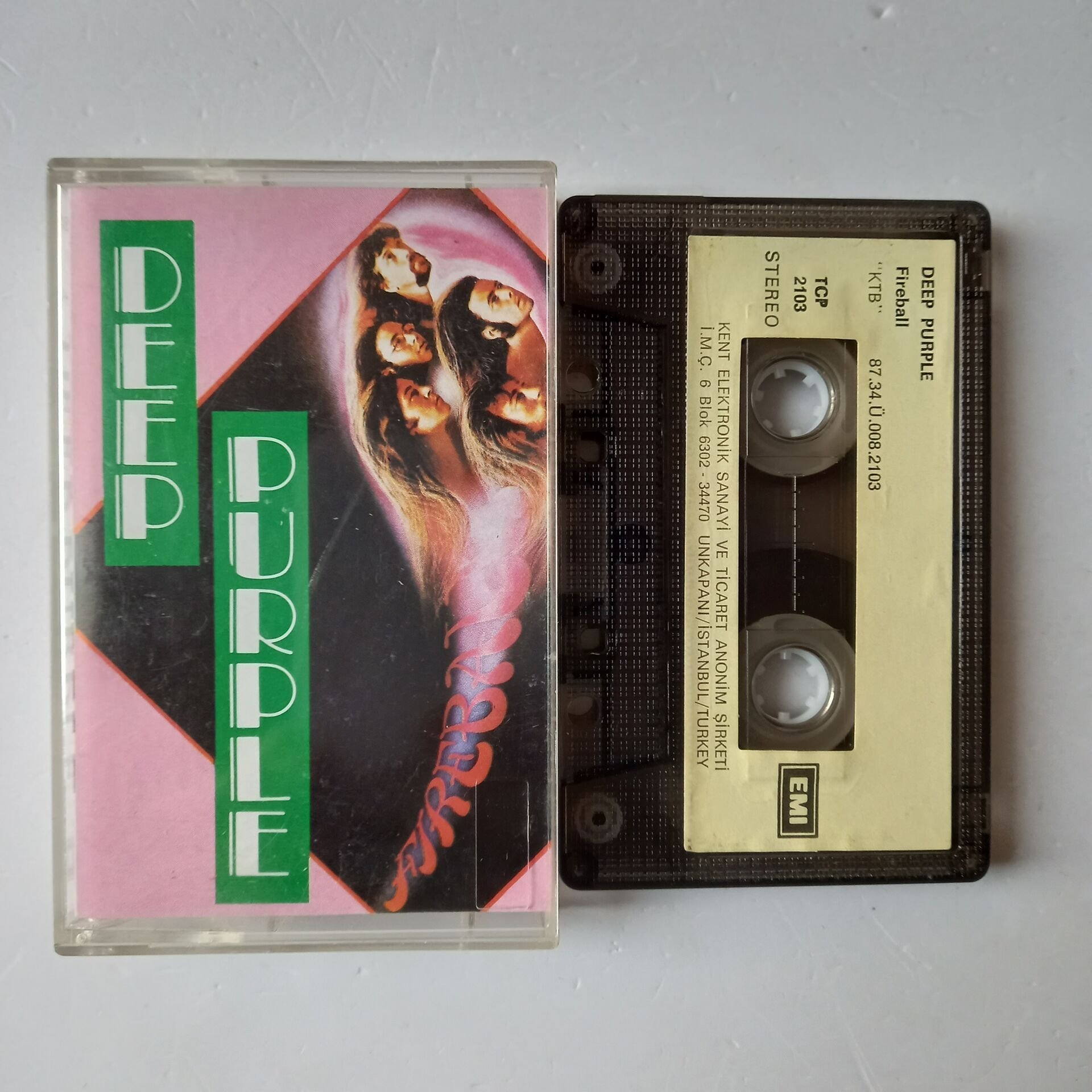 DEEP PURPLE - FIREBALL (1987) - KASET 2.EL