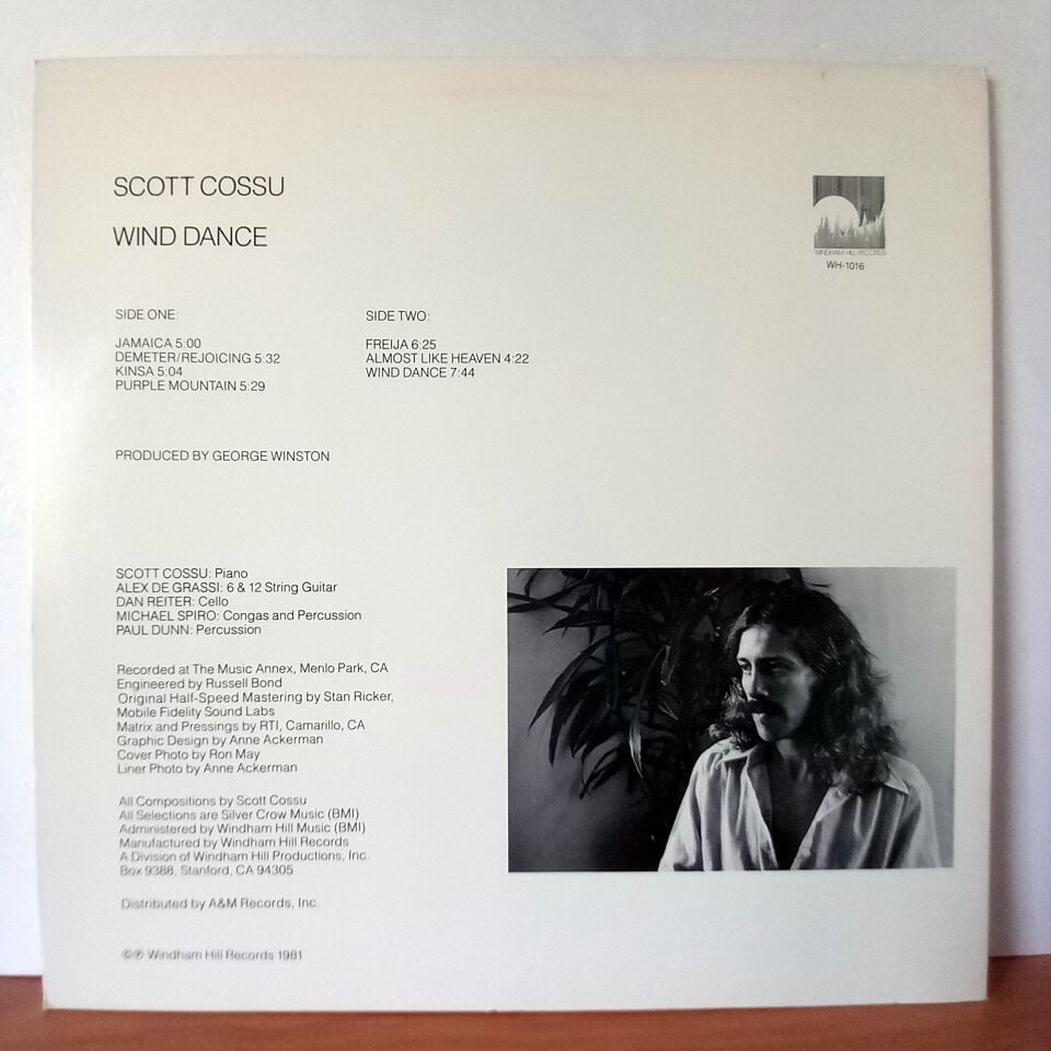 SCOTT COSSU – WIND DANCE (1983) - LP 2.EL PLAK