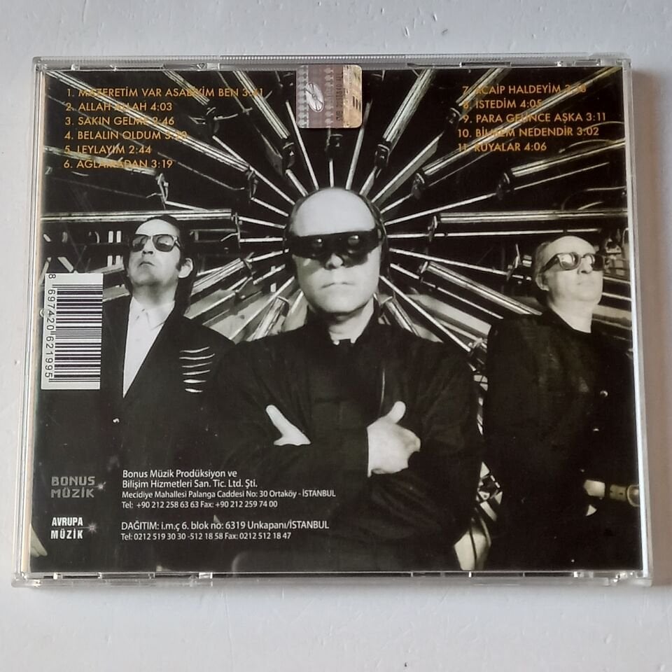 MAZHAR FUAT ÖZKAN – M.V.A.B. / MAZERETİM VAR ASABİYİM BEN (1995) - CD 2.EL