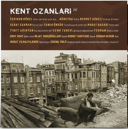 KENT OZANLARI - ÇEŞİTLİ SANATÇILAR - LP 2020 BASIM SIFIR PLAK