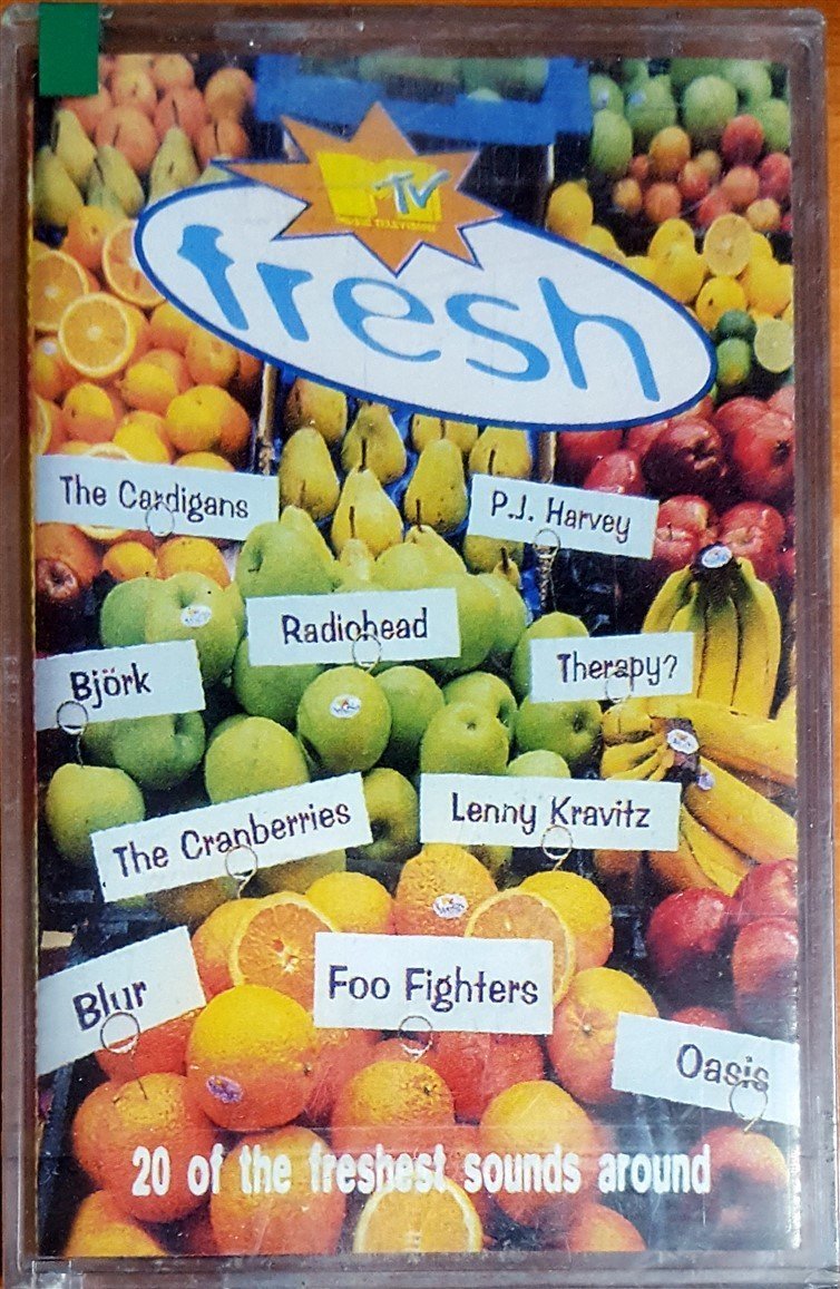 MTV FRESH / THE CARDIGANS, RADIOHEAD, BLUR, FOO FIGHTERS, P.J. HARVEY, BJÖRK, OASIS (1996) KENT KASET SIFIR