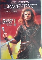 CESUR YÜREK - BRAVEHEART - MEL GIBSON - SOPHIE MARCEAU - DVD 2.EL