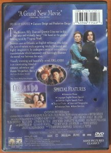 ORLANDO - TILDA SWINTON - SALLY POTTER - DVD 2.EL 1. BÖLGE TR ALTYAZI YOKTUR