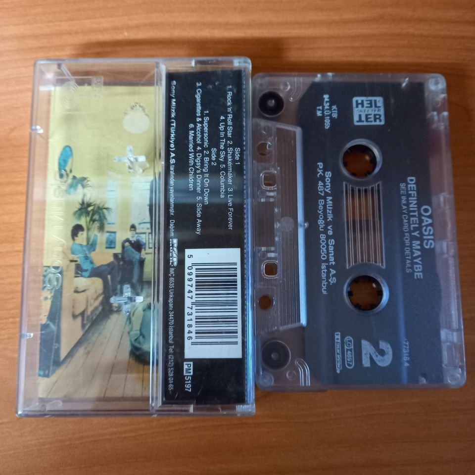OASIS - DEFINITELY MAYBE (1994) - KASET 2.EL
