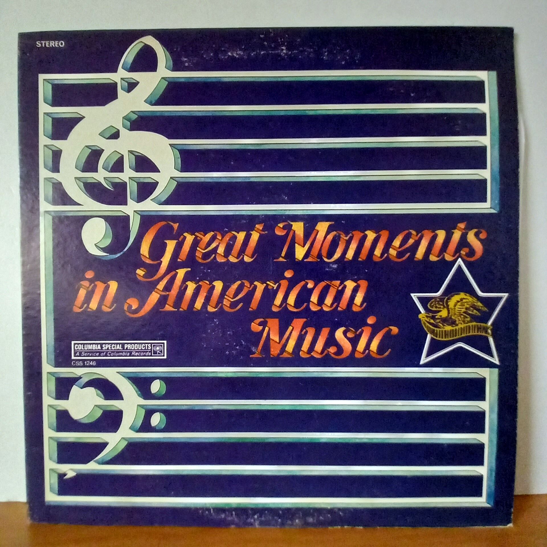 GREAT MOMENTS IN AMERICAN MUSIC / ARETHA FRANKLIN, JERRY VALE, EYDIE GORME, BOBBY WINTON, RAY CONNIFF, PERCY FAITH - LP 2.EL PLAK