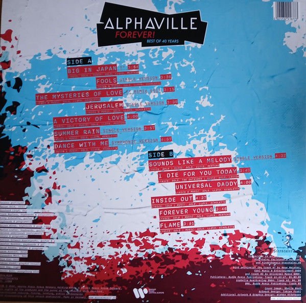 ALPHAVILLE - FOREVER / BEST OF 40 YEARS (2024) - LP COMPILATION SIFIR PLAK