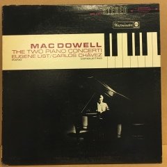EDWARD MacDOWELL - TWO PIANO CONCERTO / EUGENE LIST - LP  2.EL