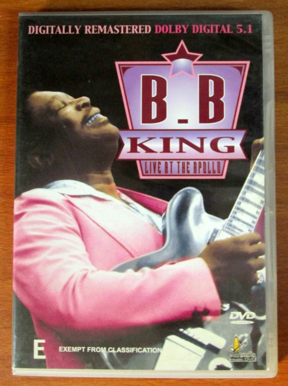 B. B. KING LIVE AT THE APOLLO DVD 2.EL