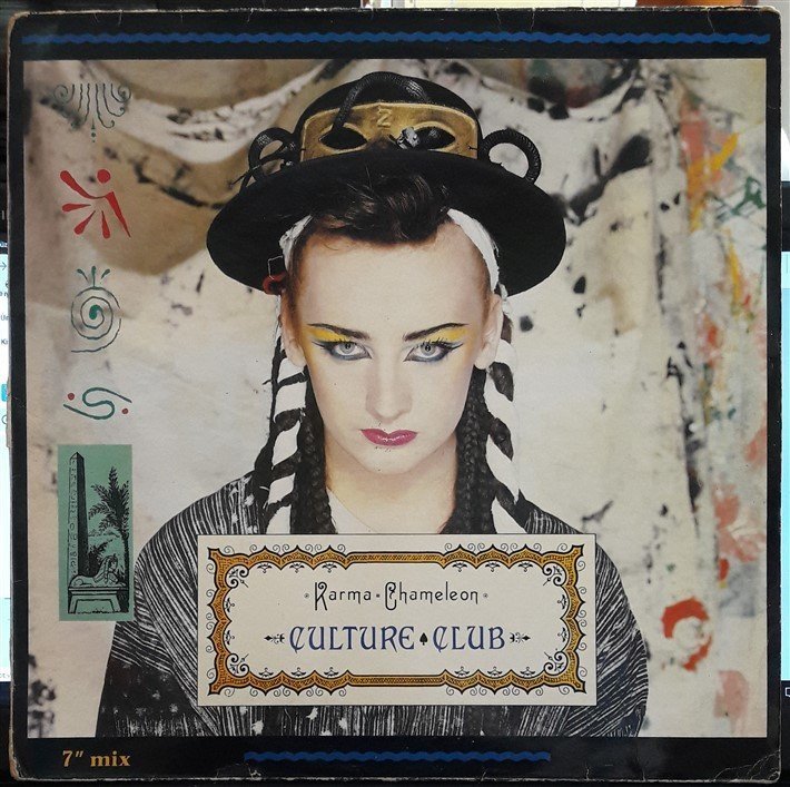 CULTURE CLUB - KARMA CHAMELEON (1983) - 12'' MAXI SINGLE PLAK 2.EL