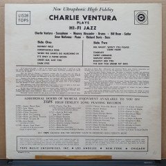 CHARLIE VENTURA - PLAYS HI-FI JAZZ (1957) - LP 2.EL PLAK