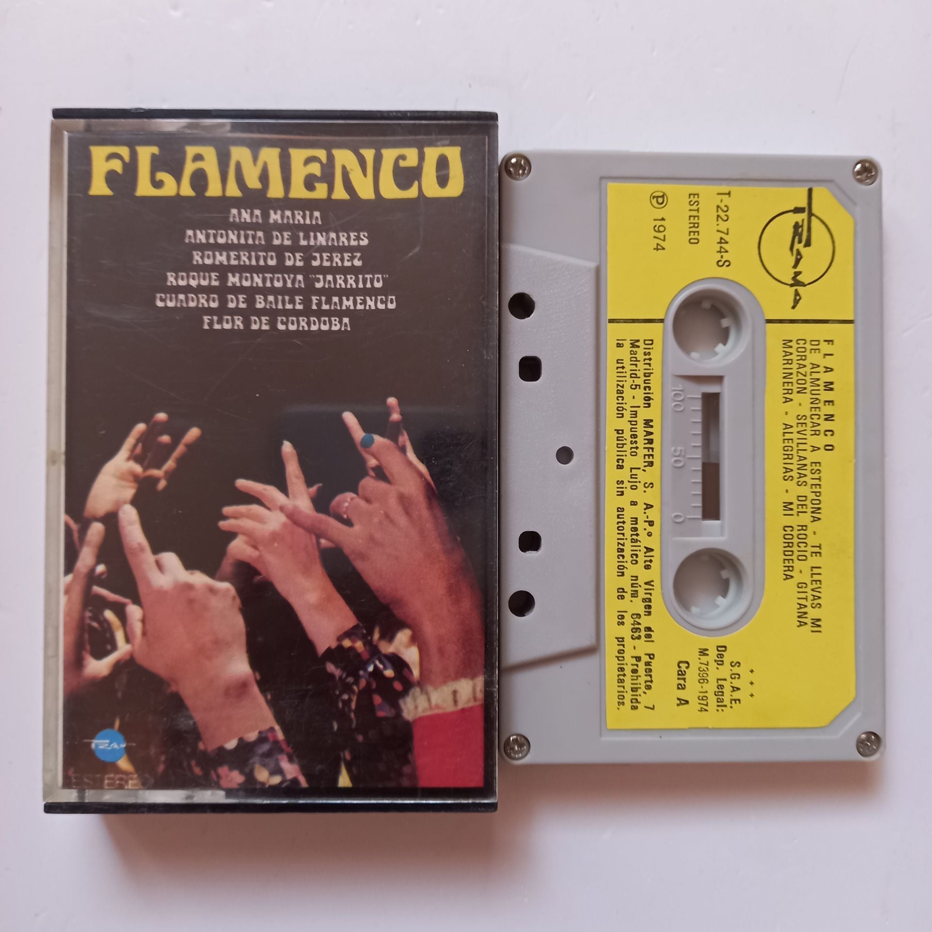 FLAMENCO / ANA MARIA, ANTONITA DE LINARES, ROMERITO DE JEREZ, FLOR DE CORDOBA - KASET 2.EL