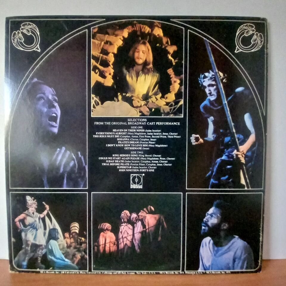 VARIOUS – ORIGINAL BROADWAY CAST / JESUS CHRIST SUPERSTAR (1971) - LP 2.EL PLAK