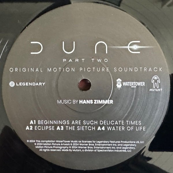 DUNE PART TWO - SOUNDTRACK / HANS ZIMMER (2024) - 2LP SIFIR PLAK