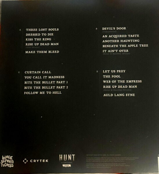 SHADOWS WAKE (MUSIC FROM HUNT: SHOWDOWN) - VIDEO GAME SOUNDTRACK / PORT SULPHUR BAND - 2xLP 2025 GOLD WITH BLACK NARBLED COLOURED EDITION SIFIR PLAK