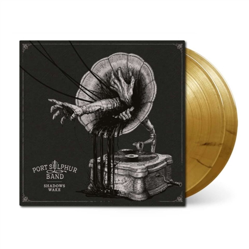 SHADOWS WAKE (MUSIC FROM HUNT: SHOWDOWN) - VIDEO GAME SOUNDTRACK / PORT SULPHUR BAND - 2xLP 2025 GOLD WITH BLACK NARBLED COLOURED EDITION SIFIR PLAK