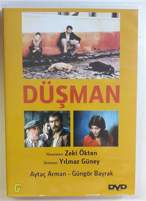 DÜŞMAN - AYTAÇ ARMAN - GÜNGÖR BAYRAK - ZEKİ ÖKTEN - DVD 2.EL