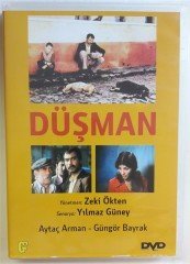 DÜŞMAN - AYTAÇ ARMAN - GÜNGÖR BAYRAK - ZEKİ ÖKTEN - DVD 2.EL