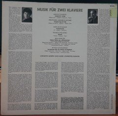 MUSIK FÜR ZWEI KLAVIERE, CLEMENTI, MOZART, MILHAUD... - PLAK 2.EL