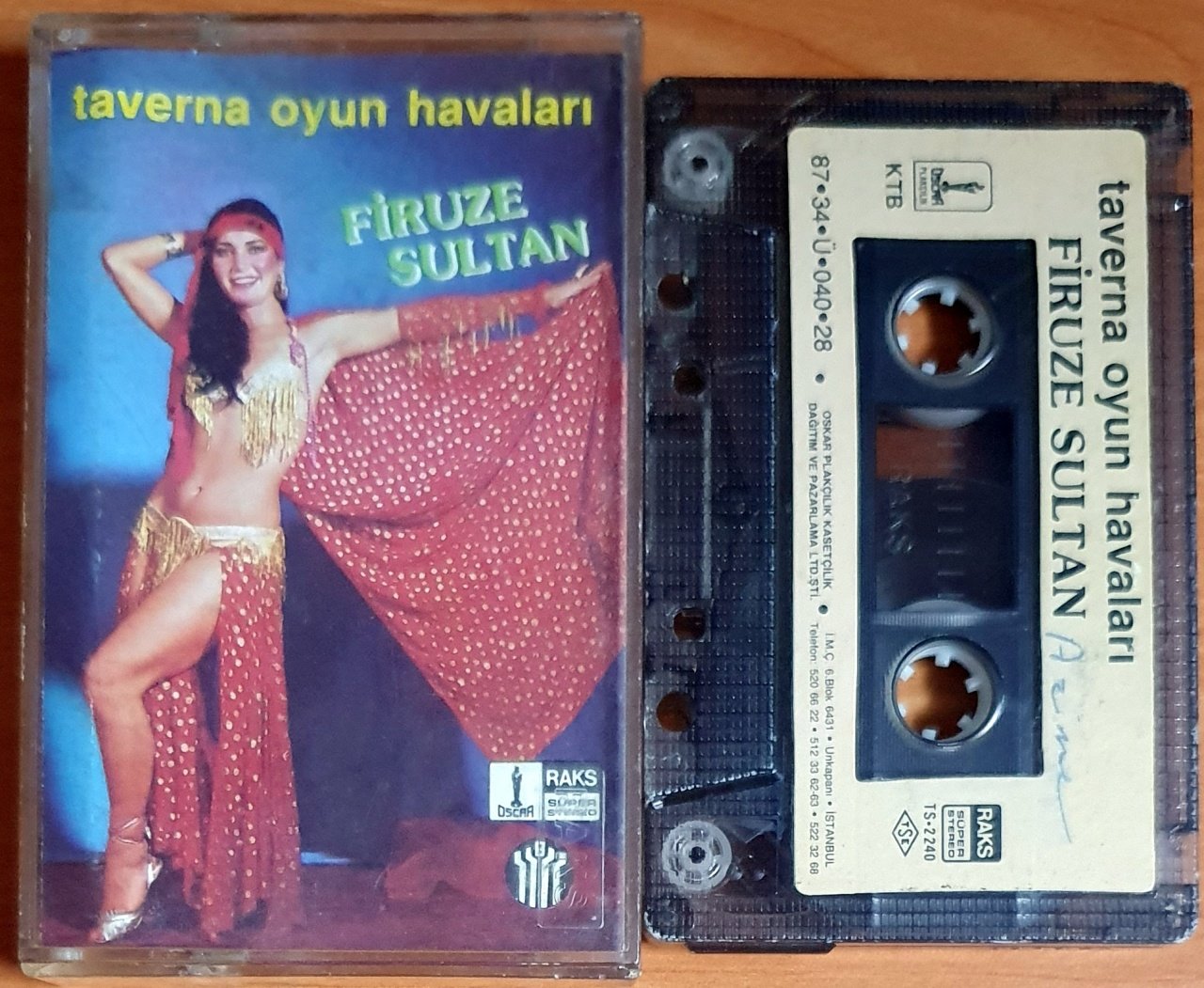 TAVERNA OYUN HAVALARI / FİRUZE SULTAN (1987) - KASET OSKAR 2.EL