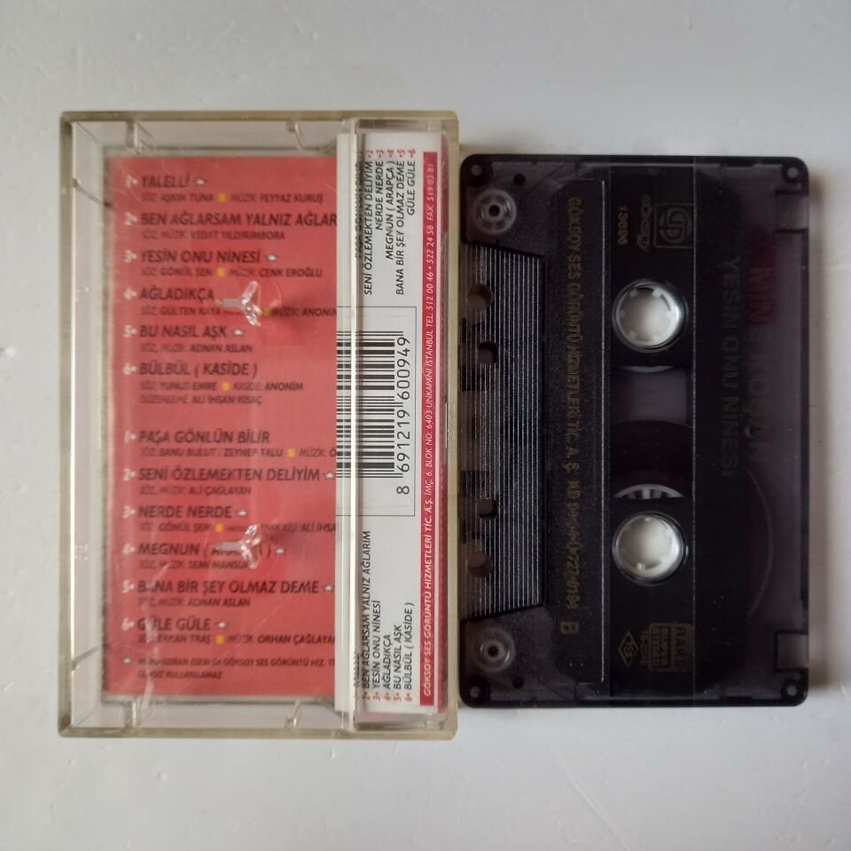 MİNE KOŞAN - YESİN ONU NİNESİ (1994) - KASET 2.EL