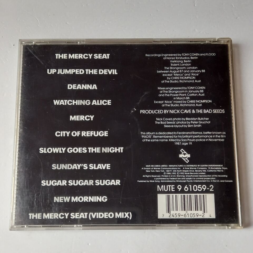 NICK CAVE AND THE BAD SEEDS – TENDER PREY (1988) - CD 1996 REISSUE 2.EL