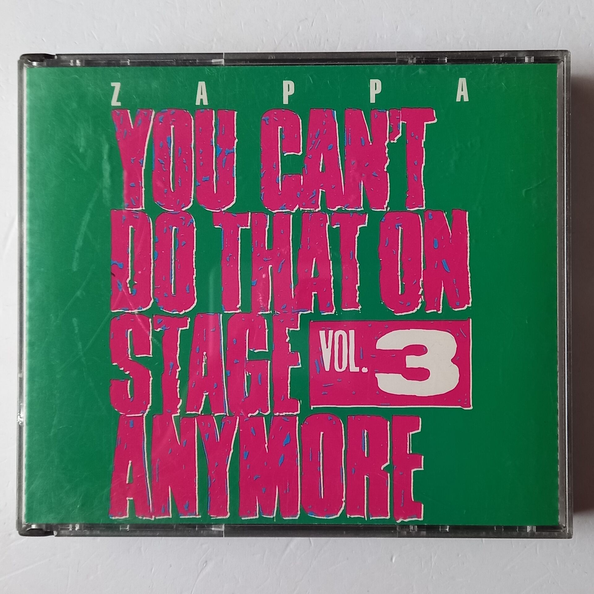 FRANK ZAPPA – YOU CAN\'T DO THAT ON STAGE ANYMORE VOL. 3 (1989) - 2CD 2.EL