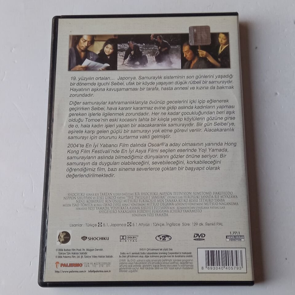 ALACAKARANLIK SAMURAYI - THE TWILIGHT SAMURAI - DVD 2.EL