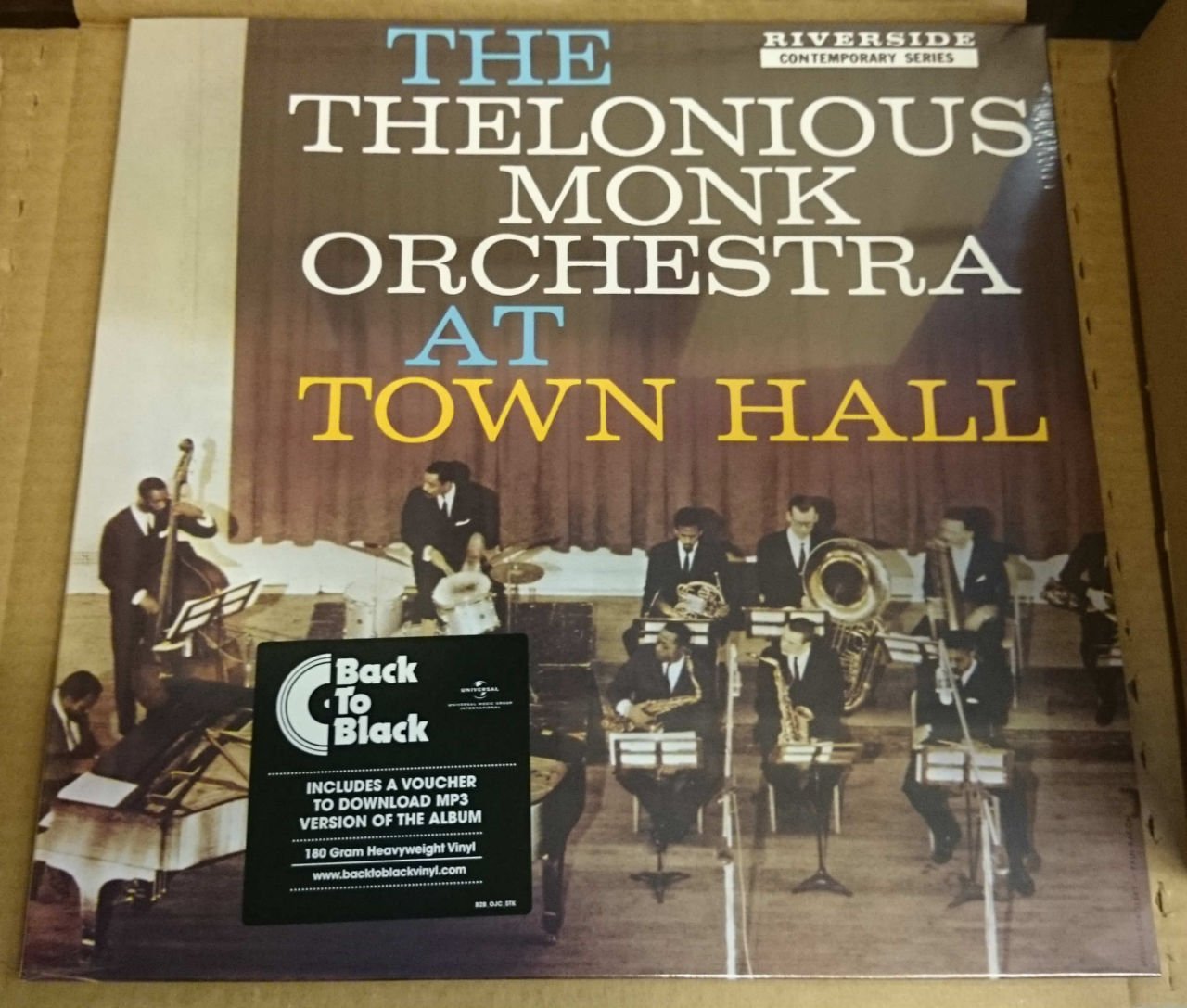 THELONIOUS MONK ORCH. - AT TOWN HALL - LP 180GR 2014 UNIVERSAL EDITION SIFIR PLAK