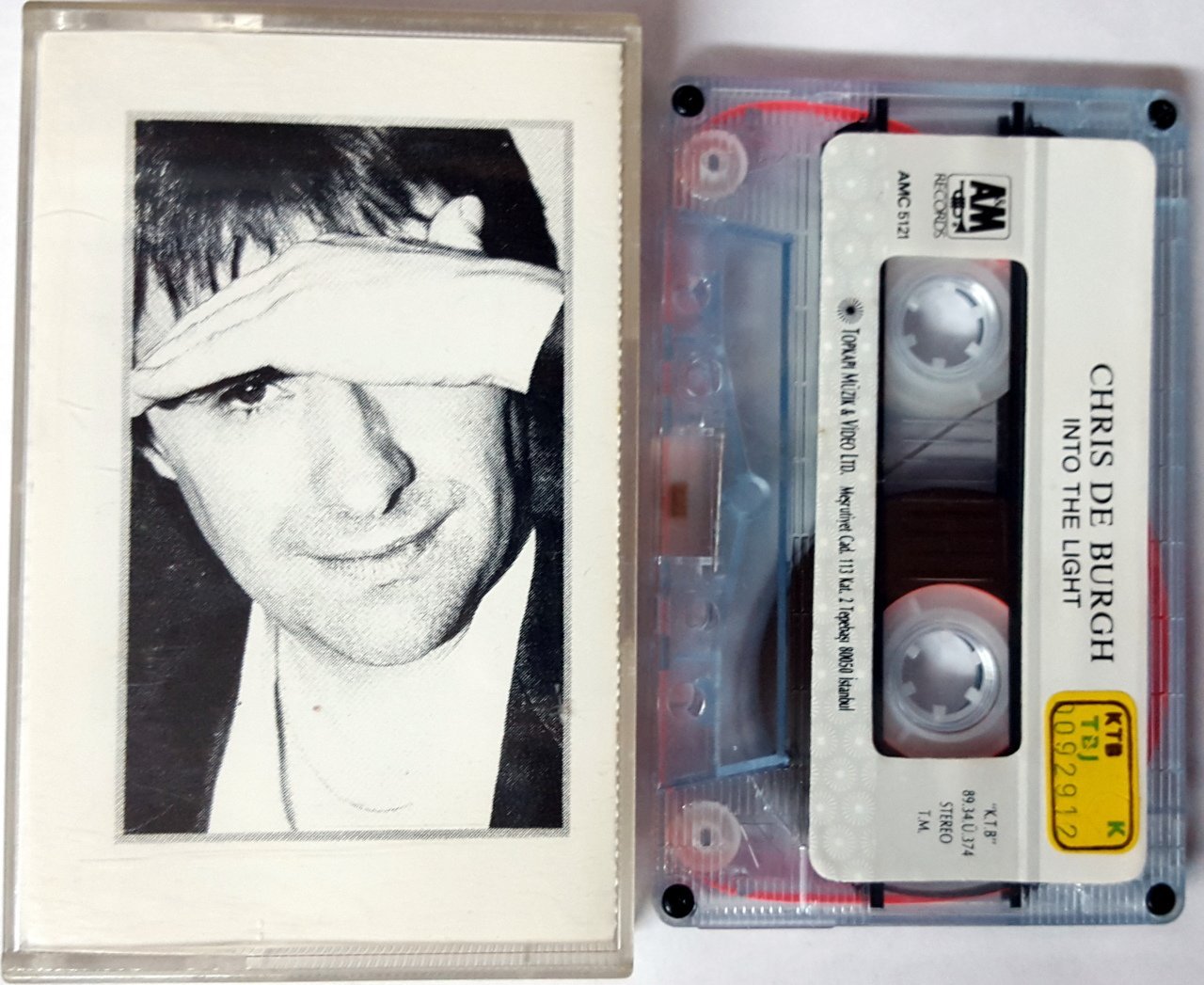 CHRIS DE BURGH - INTO THE LIGHT (1989) TOPKAPI CASSETTE MADE IN TURKEY ''USED''