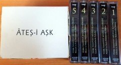 ATEŞ-İ AŞK / TÜRK TASAVVUF MÜZİĞİ KLASİKLERİ 1-2-3-4-5 / YAPI KREDİ 5KASET 2.EL