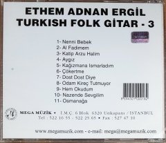 TURKISH FOLK GUITAR 3 / ETHEM ADNAN ERGİL / MEGA MÜZİK CD SIFIR